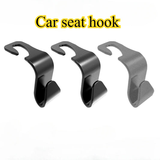 Durable Hidden Car Interior Hooks - Small Seat Back & Headrest Hooks for Vehicle Storage Solutions Car Supplies
