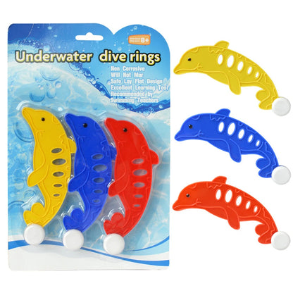 3pcs Children Pool Throwing Underwater Training Kids Diving Game Play Water Toys
