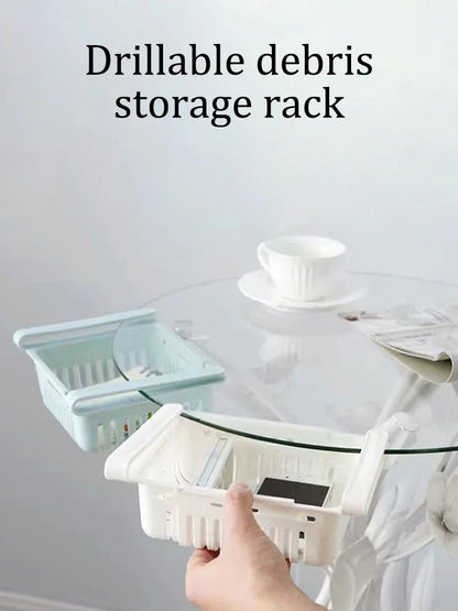 1Pc Refrigerator Storage Basket Flexible Expandable Fridge Organizer Drawer Storage Rack Storage Fresh Box Freezer Box Storage