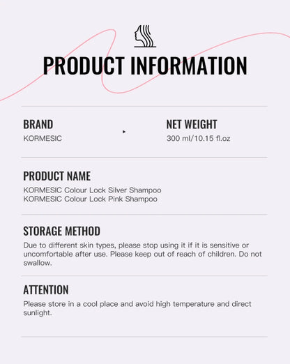 Color-Protecting Shampoo,Pink Setting Shampoo,Color Locking Care Shampoo,Enhance Color Retention Shampoo Makeup Color Protection