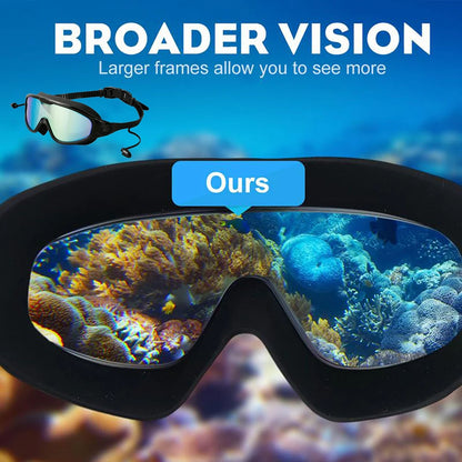 Professional Swimming Goggles Swimming Glasses With Earplugs Nose Clip Adjustables Strap Swimming Eyewears For Water Sport
