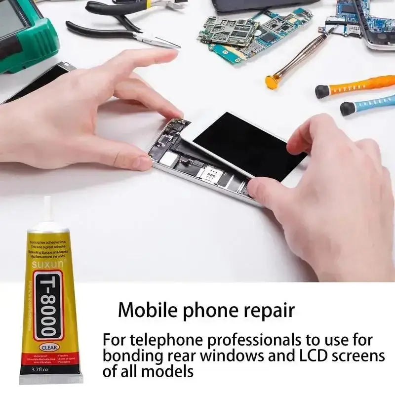 T8000 Phone Repair Glue Phone Screen Glue Cell Phone Adhesive Phone Glue Electronic Glue T8000 Multifunction DIY Phone Adhesive