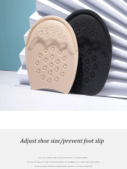 Half Insoles for Shoes Inserts Forefoot Insert Non-slip Sole Cushion Reduce Shoe Size Filler High Heels Pain Relief Shoe Pads