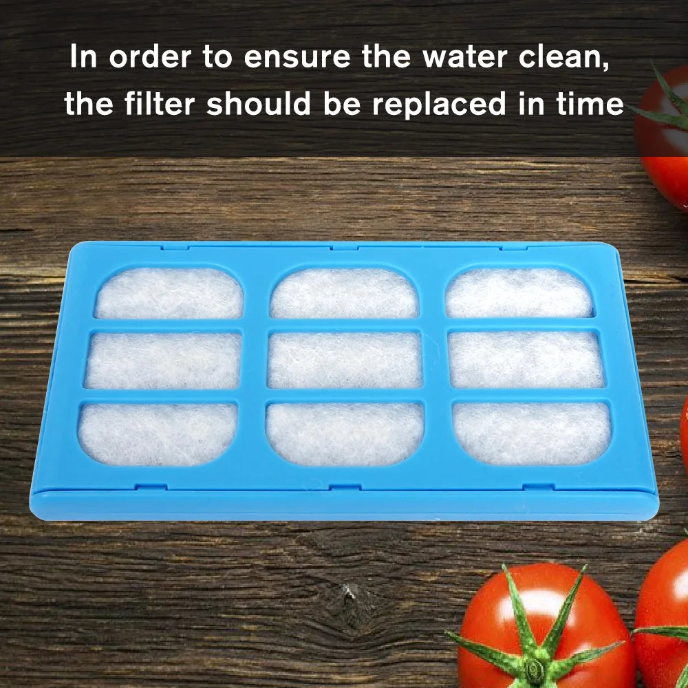 12 PCS Pet Water Fountain Filter Replacement Water Filter Cartridges Compatible with Cat Mate & Dog Mate Fountains
