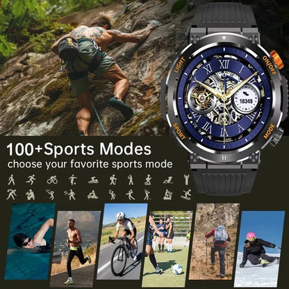 Smart Watch Men Bluetooth Call Health Monitor Sports Smart Watch IP67 Waterproof Outdoor Sports Watch 100+ Sports Modes