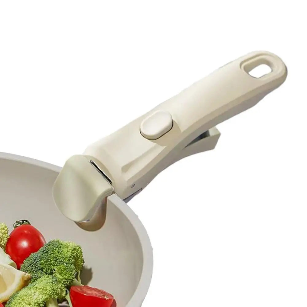 Removable Handle Removable Pan Pot Handle Detachable Replacement Clip Hand Grip Portable Cookware Grip for All Cookware