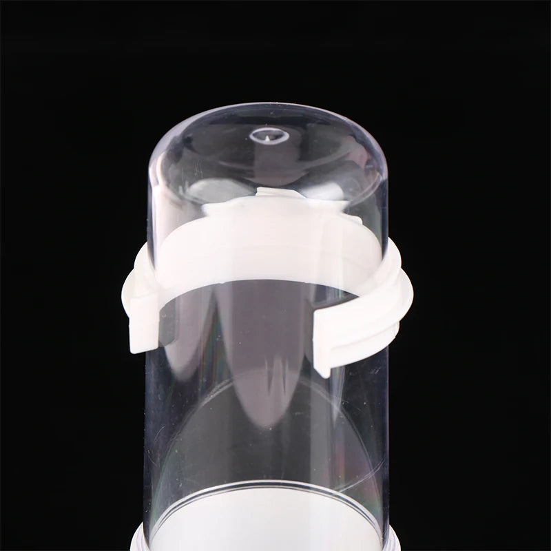 Rutin Chicken Automatic Food Feeder Large Capacity Anti-overturning Food Box Poultry Feeding Supplies Clear Food Dispenser