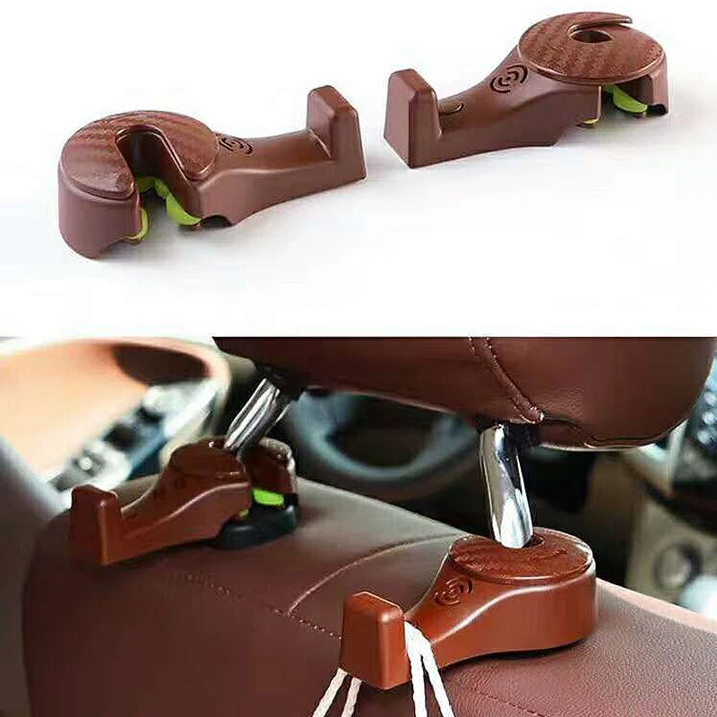 Car Seat Back Hook Headrest Hidden Mount Auto Vehicle Back Seat Organizer Car Accessories Hanging Hooks Storage Hanger Universal
