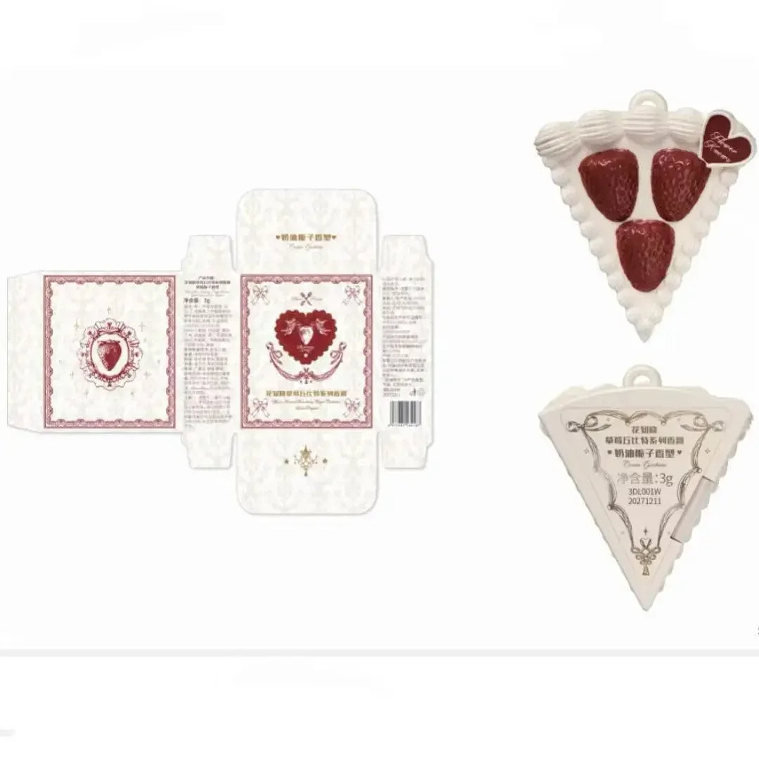 Flower Knows Strawberry Cupid Collection Solid Perfume Balm Pendant Perfumes For Men And Women Original