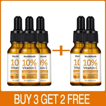 Vitamin C Face Whitening Serum Spot Serum Hyaluronic Acid To Remove Dark Spots Pigment Wrinkle Remover Face Serum Shrink Pores