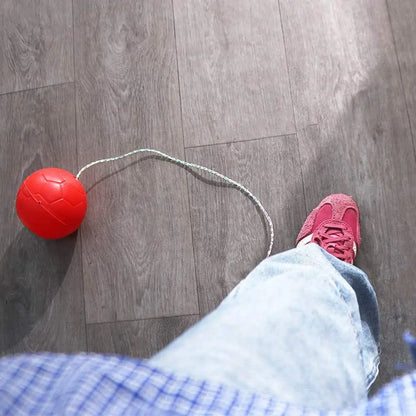 Foot Hoop Ball Foot Jumping Ball on String Exercise Sports Reaction Training Ball Skip Ropes Sports Height Growth