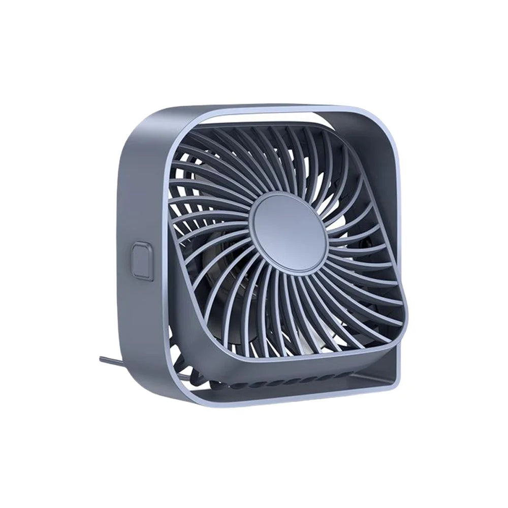 Mini Portable Fan USB Desk Fan Table Strong Airflow &Quiet Operation 3 Speed Wind 360° Rotatable Standing Fans For Room