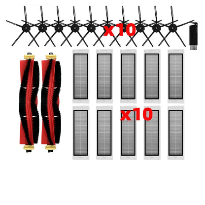 Compatible For Roborock S5 Max / S50 / S502 / S55 / S6 Pure / E4 Robot Vacuums Brush Filter Mop Part