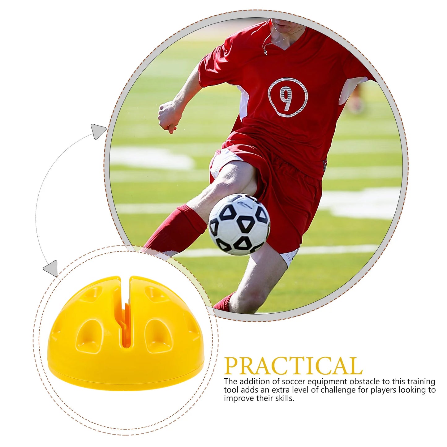 2Pcs Flag Base Durable Plastic Stability Soccer Agility Pole Basketball Training Equipment Team Sports Supplies