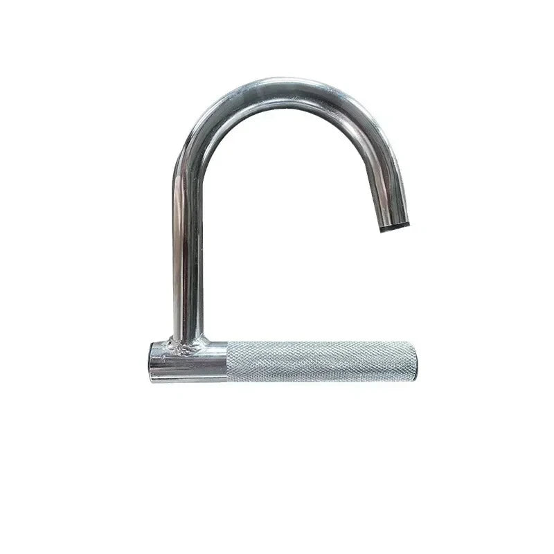 Metal Resistance Bands Handles Knurled Surface Chin Up Handle Professional Workout Band Grips Gym Handle for Pull Up Heavy Duty