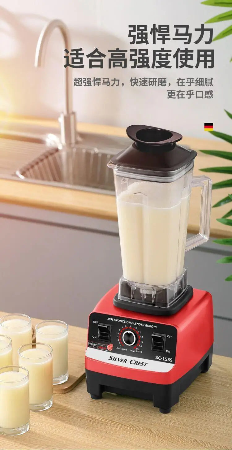 grinder blender5500 W double cup wall-breaking mixer ice crusher food preparation machine