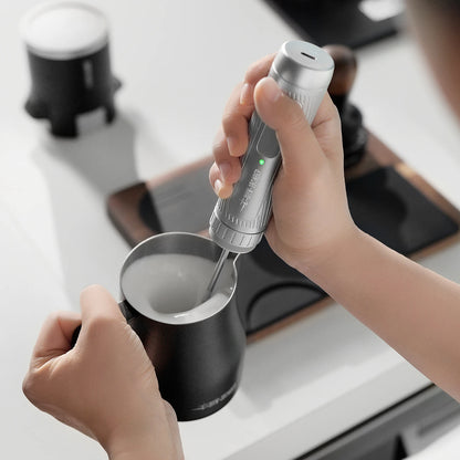 MHW-3BOMBER Official New Electric Milk Frother Handheld Wireless Blender Latte Cream Egg Beater Food Blender