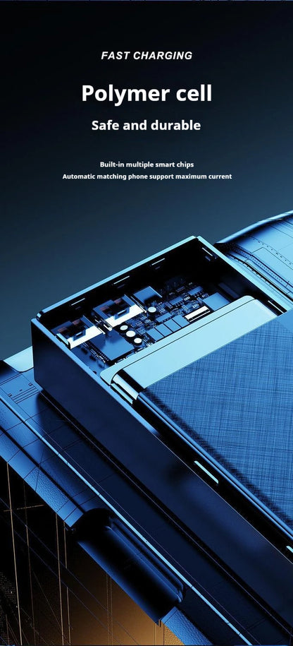 80000mAh Large Capacity Portable Power Bank 120W Super Fast Charging Mobile Power Supports The Simultaneous Use Of 5 Devices