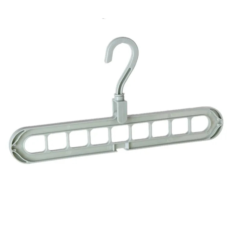 9-hole Clothes hanger organizer Space Saving Hanger multi-function folding magic hangers drying Racks Scarf clothes Storage