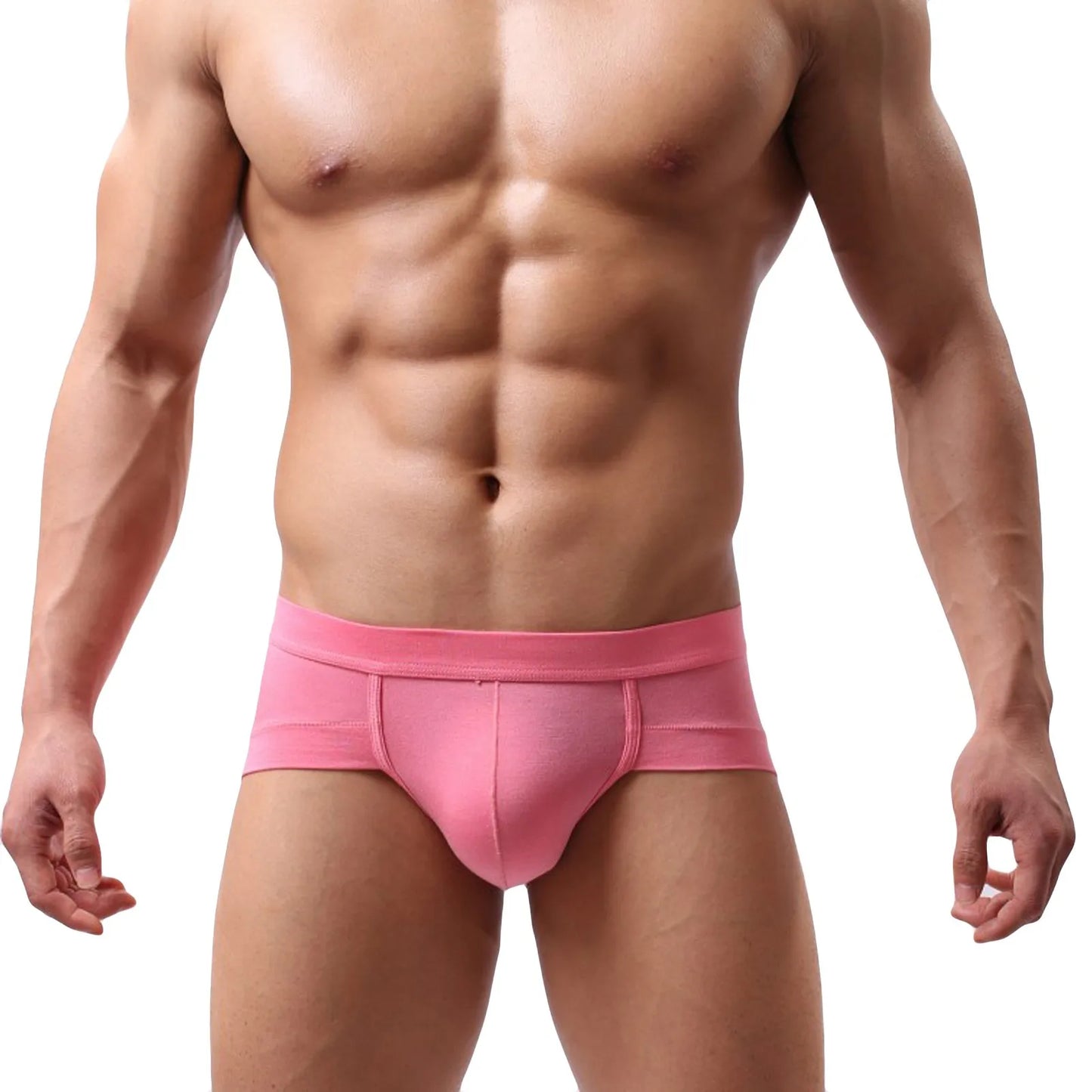 Mens Sexy Modal Underwear Briefs Men Low Rise U convex Pouch Brief Underpants Men Breathable Briefs