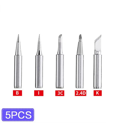 5PCS/10PCS Soldering Iron Tips Soldering Iron Head Set DIY Electric Soldering Iron Replacement Tip Repair