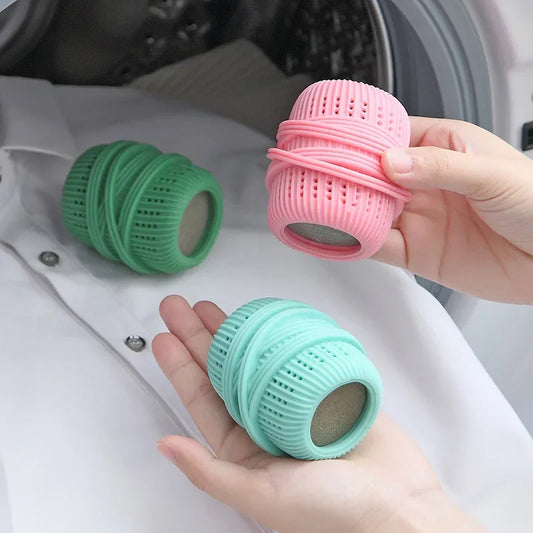 Reusable Clothes and Hair Cleaning Tool, Pet Hair Remover, Washing Machine Cat Hair Catcher, Laundry Ball, Silicone