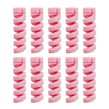 Cable Winder Organizer Data Line Protector Spiral Winder Wire Management Cord Organizers for Earphone Phone Charge Lines Winder