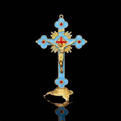 Cross Crucifix Station Christ Catholic Jesus Statue Large Religious Prayer Church Decoration Car Church Decoration
