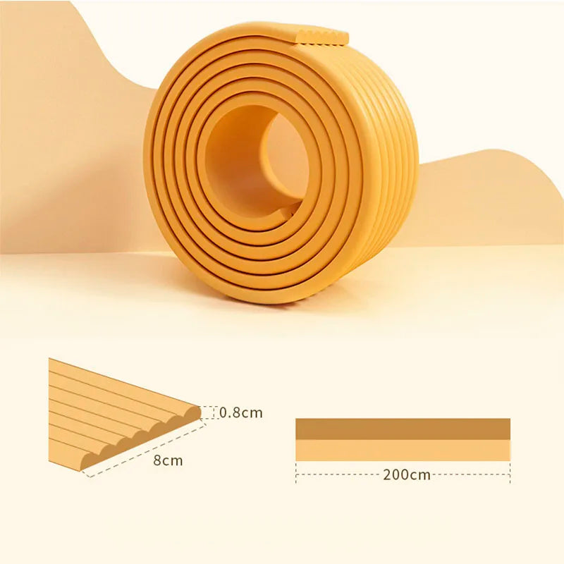 2M Baby Safety Corner Protector Children Protection Furniture Corners Desk Table Edge Angle Home Anti-collision Strip For Kids