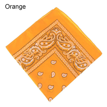 Sports Supplies Handkerchief Neck Scarf Printed Square Scarves Paisley Bandana Hair Band Wristband