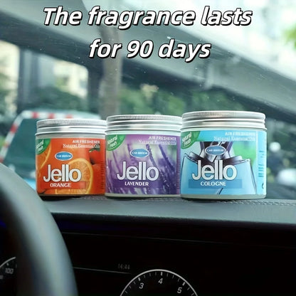 Car Air Freshener Solid Balm Cologne Lavender Lemon Vanilla Odor Eliminator Long-lasting Perfume Scent Ornament Auto Accessoies