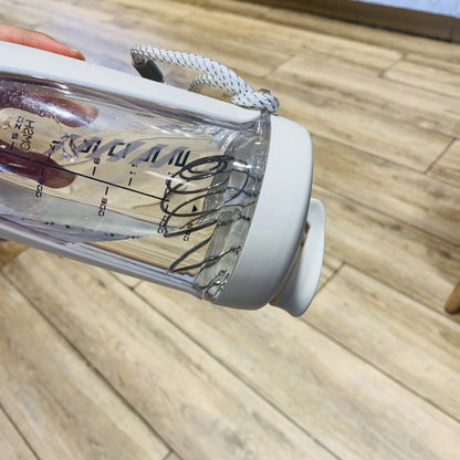 New Style 590ML Blender Shaker Bottle with Whisk Spring BPA Free Plastic Protein Shakes Leakproof for Powder Workout Gym Sport