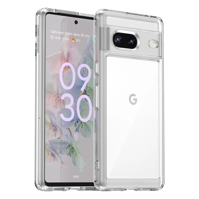 For Cover Google Pixel 7 Case Google Pixel 7 Capas Shockproof Bumper Multicolour Clear Transparent For Fundas Google Pixel 7 Pro