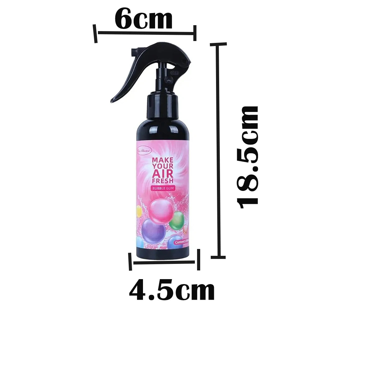 1pcs 150ML Car Air Freshener Hand Spray Perfume Odor Eliminator Essential Long-Lasting Home Air Purification Deodorization