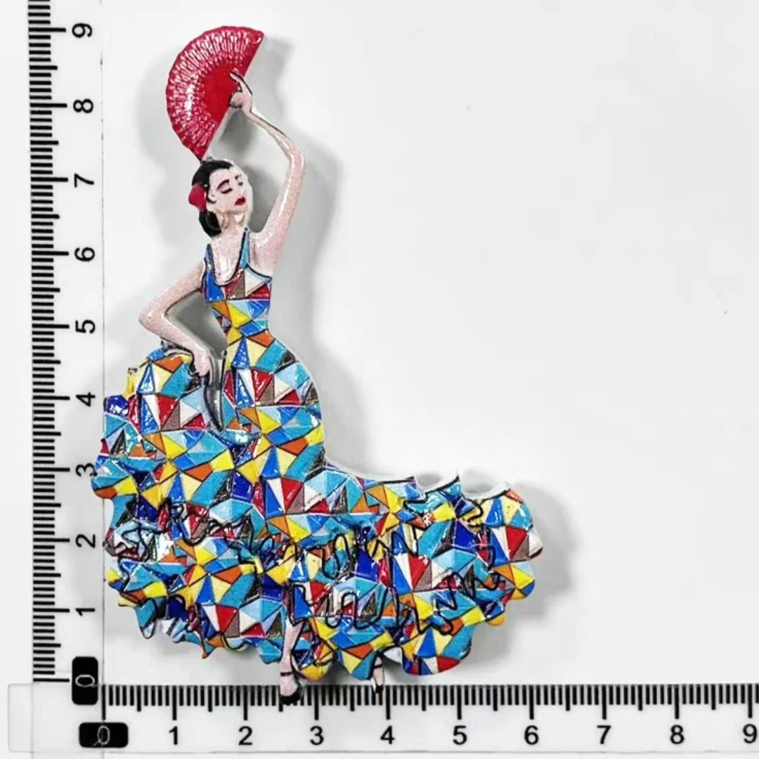 Europe Spain Barcelona Madrid Valencia Alicante Benidorm  3D Fridge Magnets Decoration Handicraft Magnetic Refrigerator