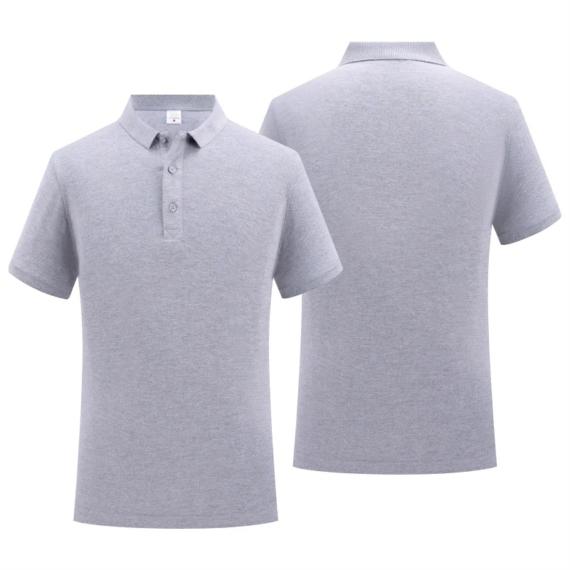 100% Cotton Solid Color Polo Shirt Casual Short Sleeve Lapel Men's Shirt Fashion Apparel 9 Color Polo Shirt
