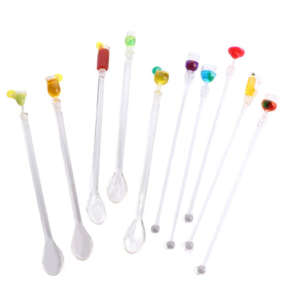 1PCS 23cm Stirring Acrylic Stirrers Kitchen Bar Tool Juice Party Cocktail Drink Mixer Swizzle Stick Wine Agitators