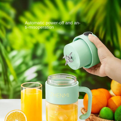 Portable Multifunction Fruit Juicer Blender 10 Blade Mini Ice Blender Smoothie Maker USB Charging Wireless Juice Extractor