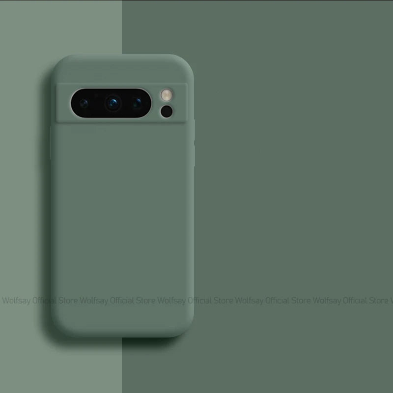 For Google Pixel 8 Pro Case Google Pixel 6A 7A 6 7 8 Pro Cover Shockproof Liquid Silicone Phone Back Cover Google Pixel 8 Pro