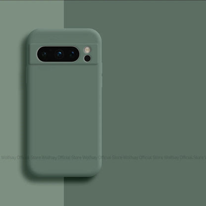 For Google Pixel 8 Pro Case Google Pixel 6A 7A 6 7 8 Pro Cover Shockproof Liquid Silicone Phone Back Cover Google Pixel 8 Pro