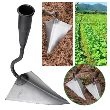 Plowing Hoe Triangle Agricultural Land Turning Loose Soil Hoe Hand Plow/Manual Plough Rake Hoe Agricultural Farming Equipment
