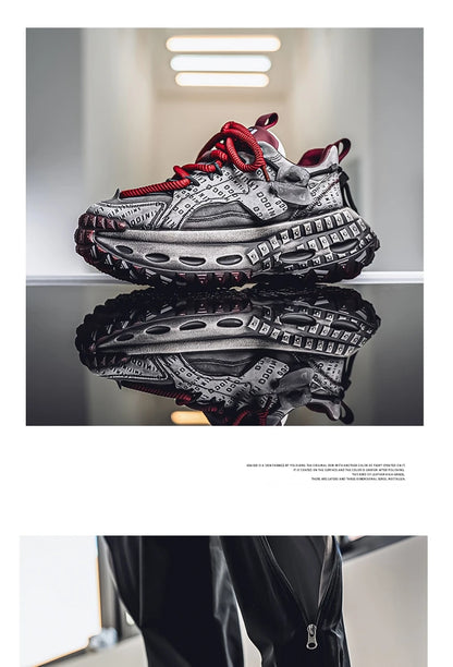 Casual Sneaker Men's Sneakers Loafers Wear-resistant Non-Slip Fashion Sports and Leisure Shoes for Men Outdoor Thick Bottom