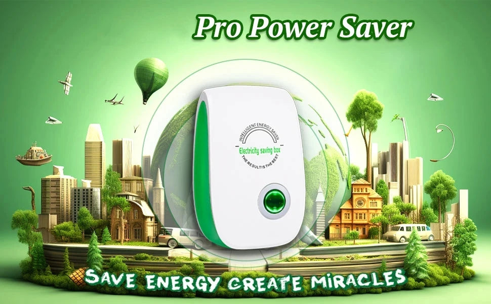 Electricity Saving Box US/EU Adapter Intelligent Power Factor Saving Device Smart Power Saver Cost Reducing Home Office