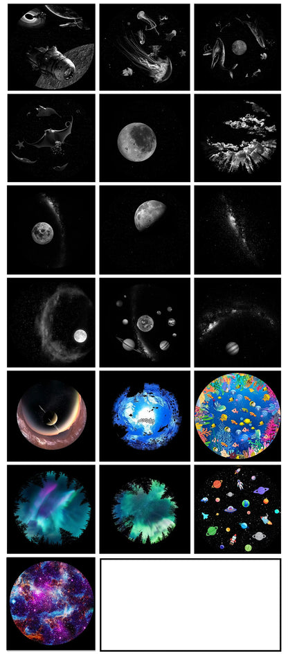 Slide projection film Galaxy starry sky slide film (excluding projectors)