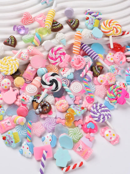 30 random DIY accessories, hair accessories, universal sticker decorations, handmade DIY, clothing accessories DIY