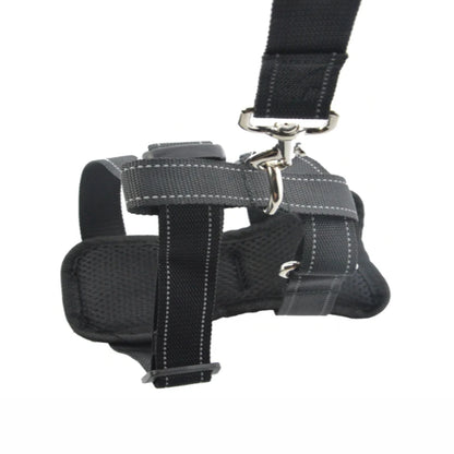 Dog Car Safety Chest Seat Belt Pet Harness Adjustable Vehicle Breathable Safe Dogs Belt Harness Walking Harness With Belt Leash