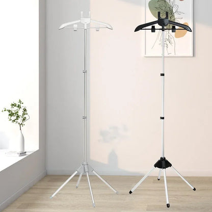 Hanging and Ironing Rack, Ironing Bracket, Adjustable Drying Rack, Telescopic Drying Rack, Foldable Vertical Drying Rack