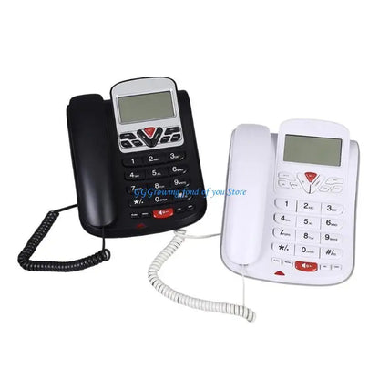 H9EB L-51 Corded Landline Phone Fixed Telephone for Hotel Room, Office Caller Display