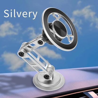 Universal metal magnetic mobile phone holder Foldable rotating mobile phone holder Dashboard windshield Car mobile phone holder