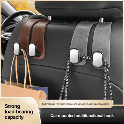 Double Hook Car Seat Back Hook Hide Storage Vehicle Interior Car Rear Bag Hanging Holder Car Tools Organizer